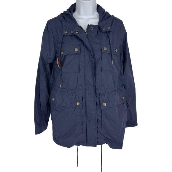 J. CREW Hooded Windbreaker Jacket Size Women's  S - Picture 1 of 13